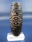 画像1: 「三十六眼」老礦（ろうこう）現代天珠 直径約21.5×55.5mm