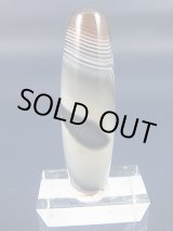 画像: ボツワナ産ピクチャーアゲート現代天珠 直径約14×46.5mm