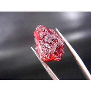 画像: 宝石品質：ブラジル産エッチング・スペサルティンガーネット原石 14.6カラット
