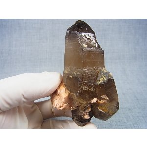 画像: 新産地：ベトナム・ニントゥアン産スモーキー水晶（ＤＴ/エピドート内包/カリ長石共生） 136.7g