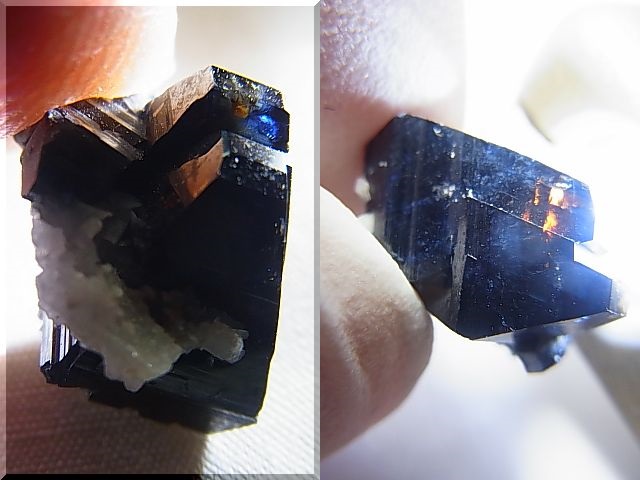 画像: ノルウェー産ブルーアナテース原石結晶 2.6g