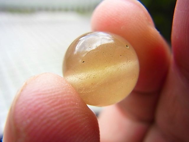 画像: ザギマウンテン産水晶オリジナル製作粒売りビーズ（ゴールデンイエロー）14.0-13.6mm