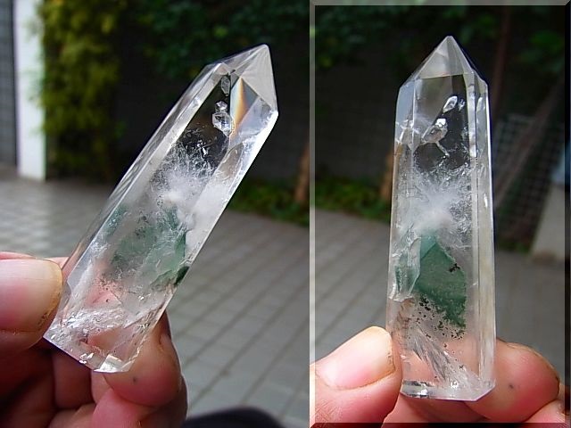 日本最級 マダガスカルの秘宝水晶⭐️グリーンファントム⭐️約13