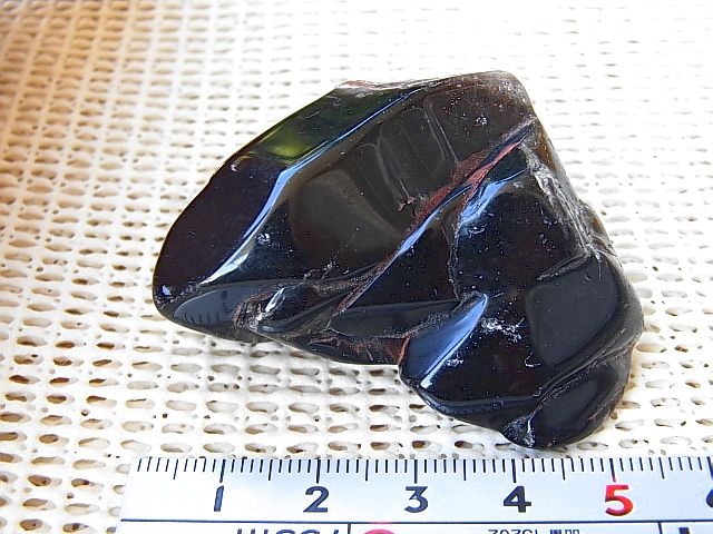 画像: フィンランド・リプシニエミ産モリオン（黒水晶）研磨ポイント58.5g