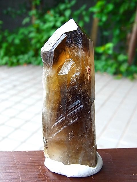画像: フィンランド産スモーキーシトリン水晶ポイント116.1g