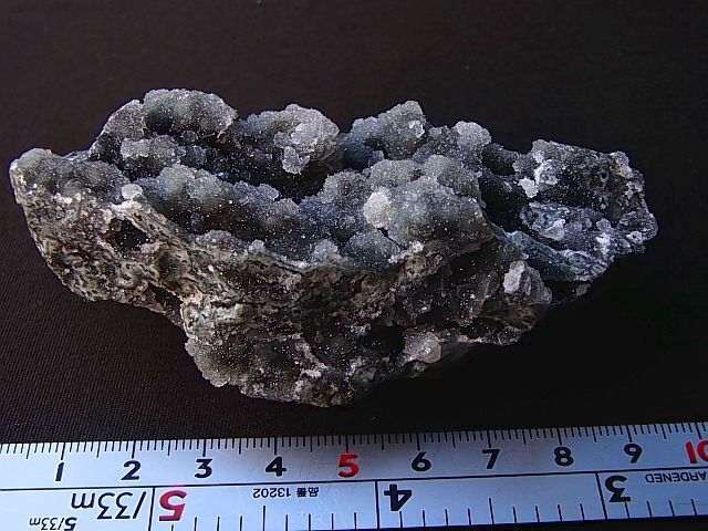 画像: インド産カルセドニー＆ドゥルージ水晶原石136.1g