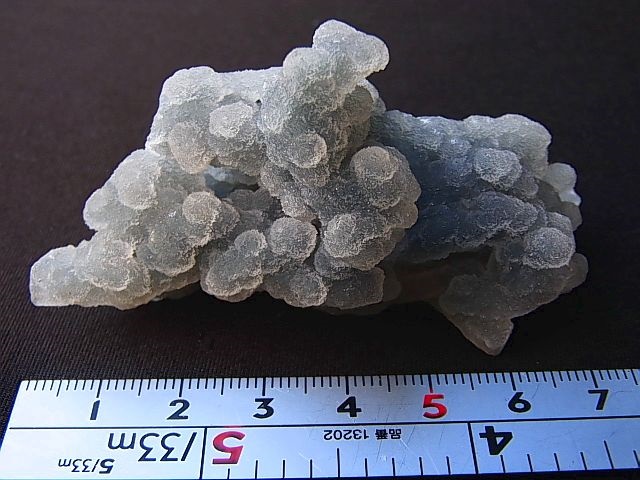画像: インド産カルセドニー＆ドゥルージ水晶原石54.4g