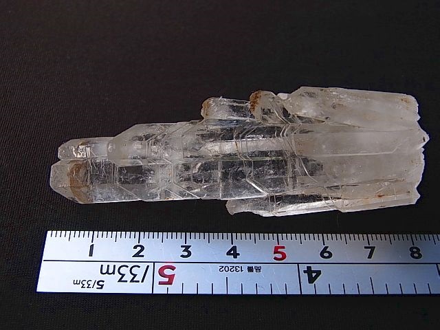 画像: ダルネゴルスク産インターフェレンス型水晶（C面）ポイント49.3g