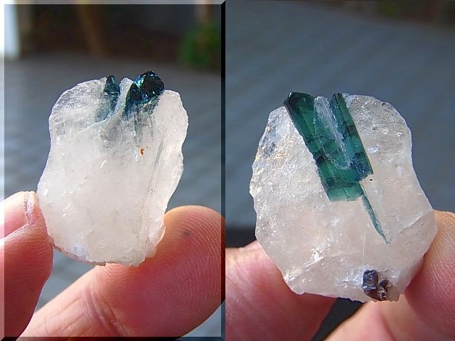 インディゴライト（ブルートルマリン）イン水晶11.9g