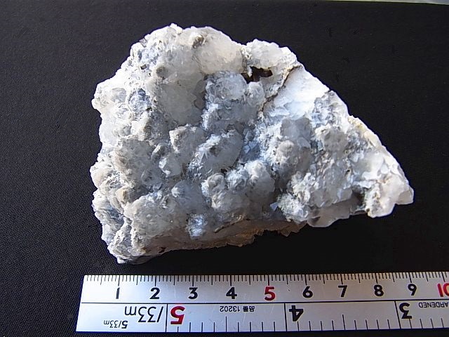 画像: 上地（わじ）鉱山産青水晶クラスター235.3g