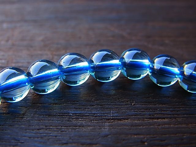 画像: スイスブルーカラー・トパーズ粒売りビーズ6.2-6.0mm