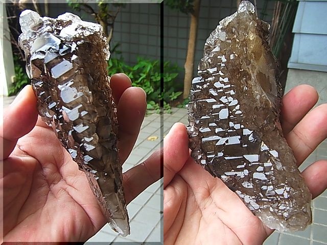 画像: ブラジル産ジャカレー水晶（キャビネットサイズ）原石430.8g
