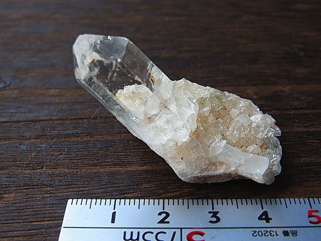 画像: インドヒマラヤ・マナリ産ゴールデンイエロー・ウォータークリア水晶クラスター25.4g