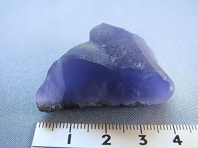 画像: 河南省産ブルーフローライト原石26.9g