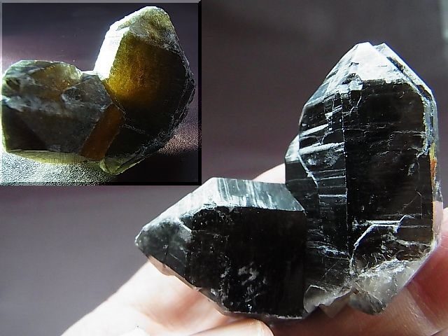 画像: アイダホ産ケアンゴーム水晶（双晶）原石81.2g