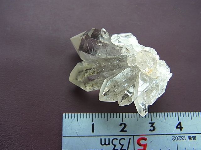 画像: ブルッカイト（プラチナルチル）入り水晶ポイント13.3g