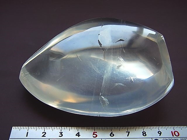 画像: ブラジル産ジラソル水晶研磨タンブル336.4g