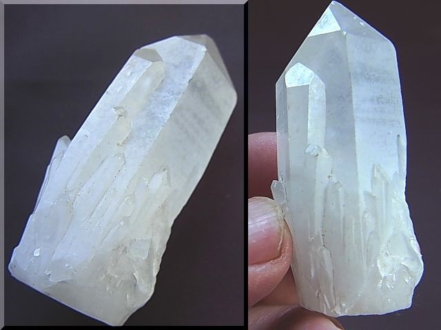 画像: マダガスカル産ホワイトキャンドル水晶ポイント53.1g