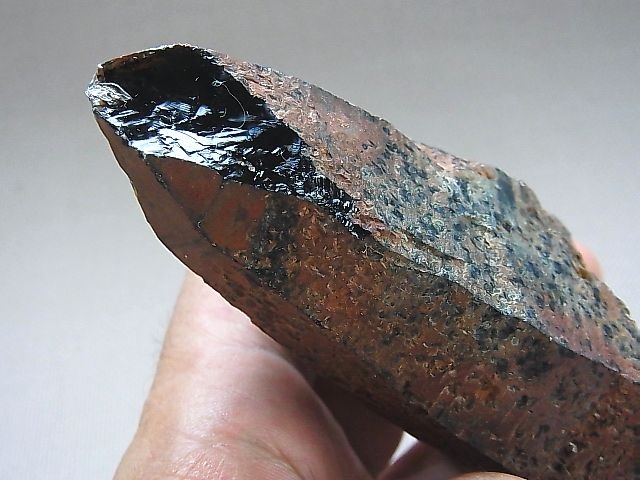画像: フィンランド・リプシニエミ産セルフヒールド型モリオン（黒水晶）ポイント244.6g