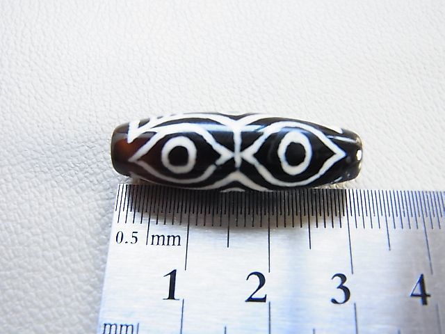 画像: 至純天珠ビーズ「龍六眼」 直径約10×30.5mm