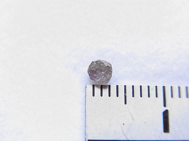 画像: アーガイル産ダイヤモンド（シルバー＆ピンク）原石（成長丘あり） 0.1カラット