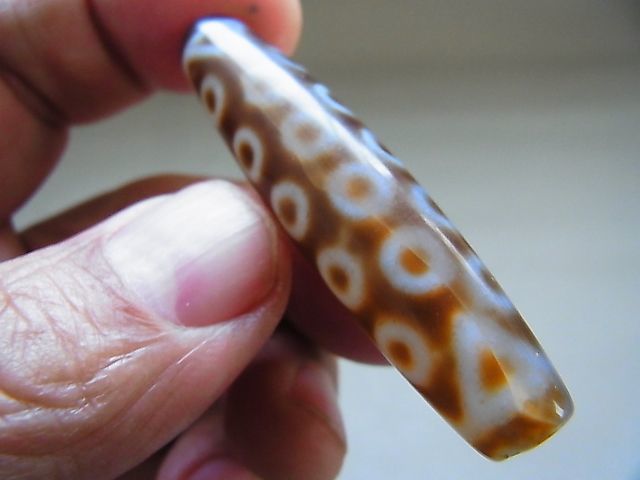 画像: 「ドラゴンライン入り二十七眼」現代天珠 直径約13.5×58.5mm