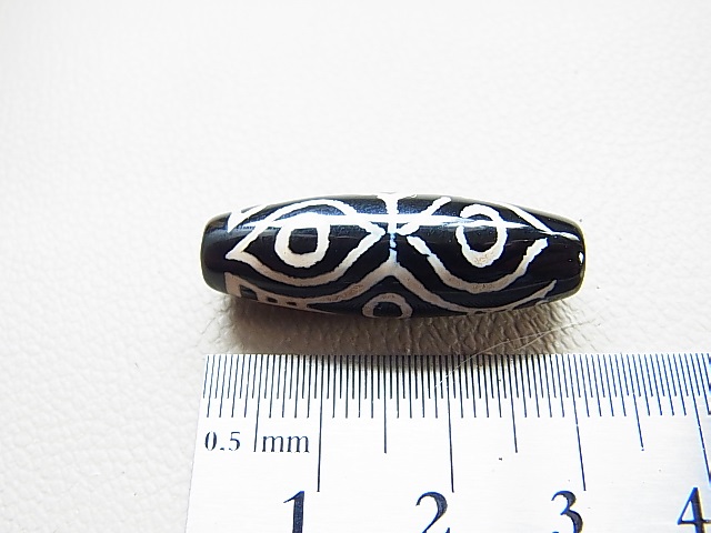 画像: 至純天珠ビーズ「龍六眼」 直径約10×30mm