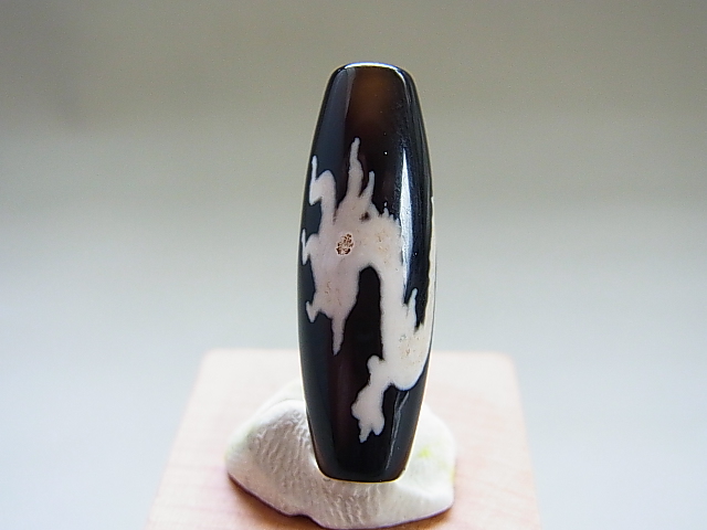 画像: 至純天珠ビーズ「右向き龍神」 直径約10×30mm