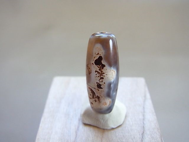 画像1: 「観音如意鈎」至純（現代）天珠 直径約10.5×28mm