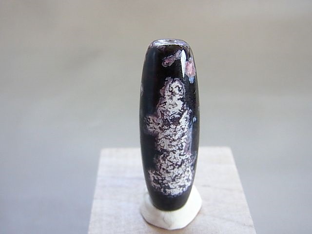 画像1: 「観音如意鈎」至純（現代）天珠 直径約14.5×44mm