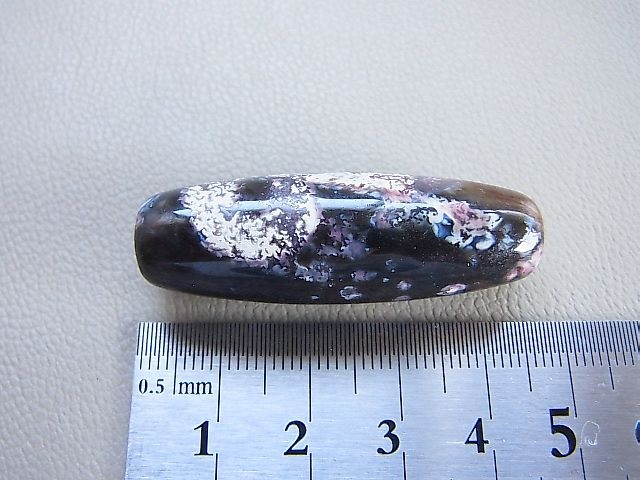 画像: 「観音如意鈎」至純（現代）天珠 直径約14.5×44mm