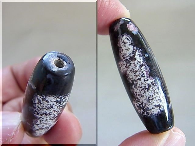 画像: 「観音如意鈎」至純（現代）天珠 直径約14.5×44mm