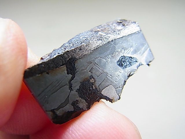 画像: ベラルーシ産ブラヒン・パラサイト（ウィドマンシュテッテン構造付き石鉄）隕石6.2g