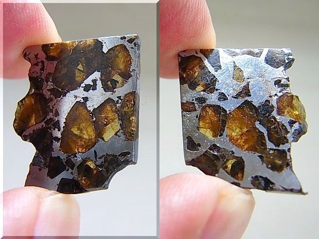 画像: ベラルーシ産ブラヒン・パラサイト（石鉄）隕石4.9g