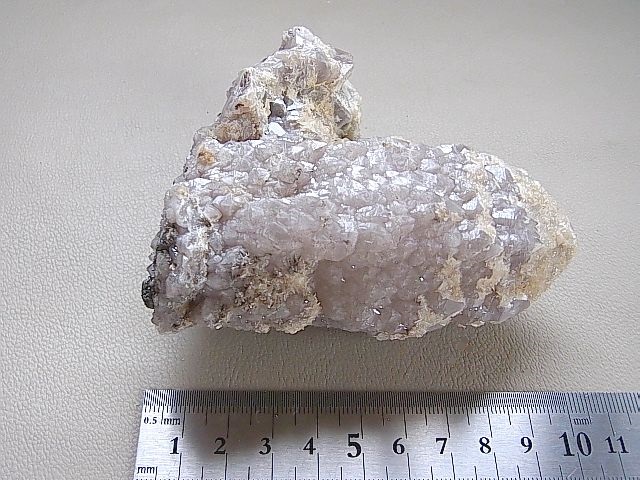 画像: ダルネゴルスク産アーティチョーク型水晶＆蛍光カルサイト原石372.9g