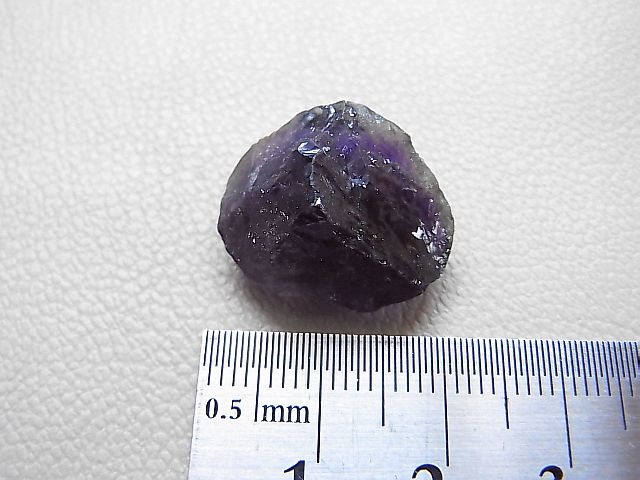画像: 宝石需要品質：南ザンビア産カラーシフト/アメジスト原石（グリーンバイカラー）3.7g