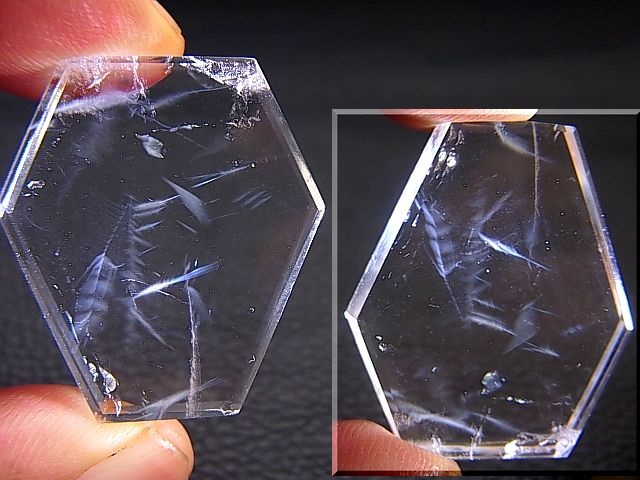 画像: エンジェルラダー研磨水晶スライス9.9g