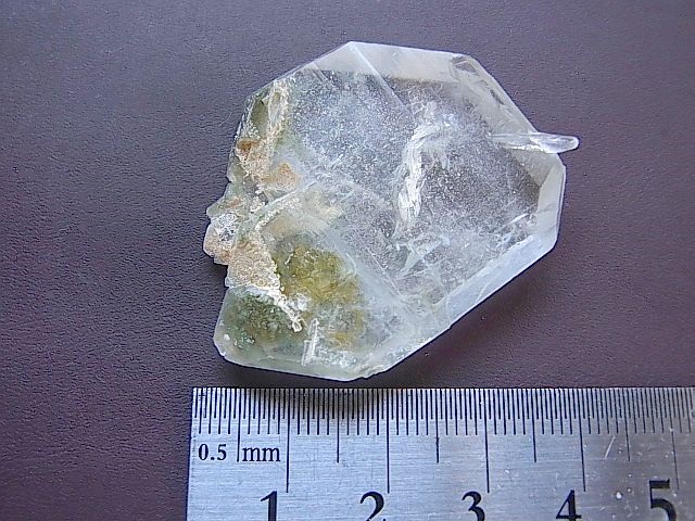 画像: スカルドゥ産グリーンファントム水晶（日本式双晶）17.9g