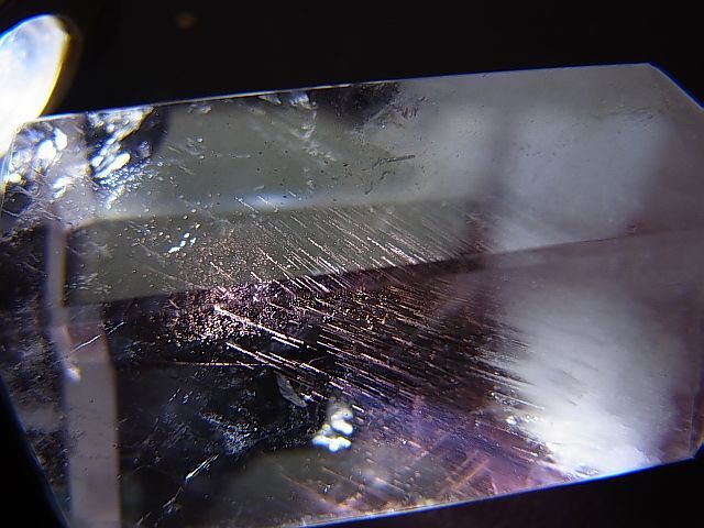 画像: ピンクエンジェルラダー（ティンダルエフェクト）水晶研磨ポイント32.3g