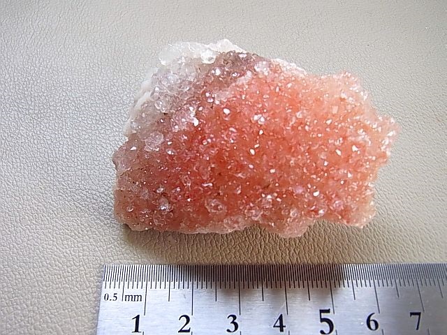 画像: ピンクアポフィライト&水晶原石（モルデナイト付き）52.0g