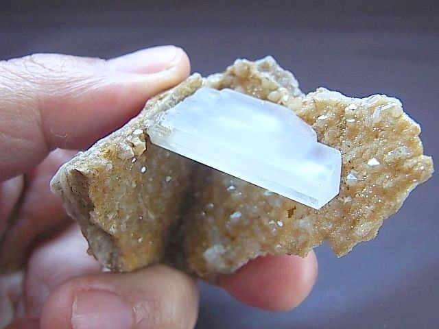 画像: ダルネゴルスク産カルサイト＆水晶原石43.6g
