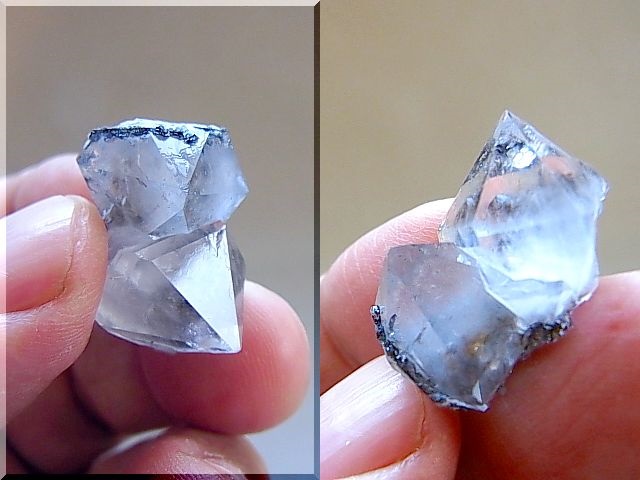 画像: ダルネゴルスク産ベータ型水晶＆スファレライト原石7.2g