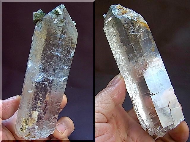 画像: キャビネットサイズ：スカルドゥ産サクリファイス/クリア水晶ポイント438.0g