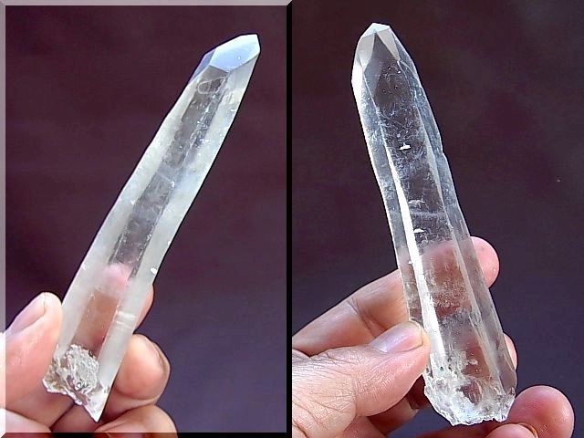 画像: スカルドゥ産ベントクオーツ（曲がり水晶）ポイント96.3g
