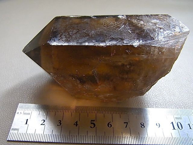 画像: タンザニア産モンドクオーツ（シトリン水晶）ポイント353.1g