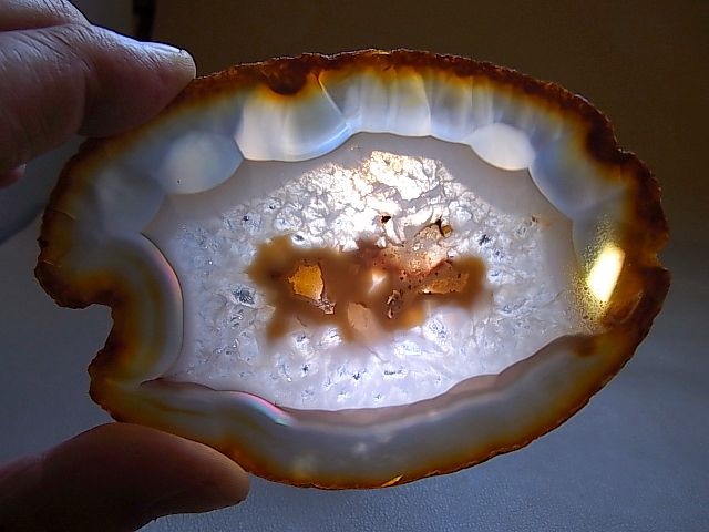 イリデッセンス（イリス）アゲートスライス80.3g
