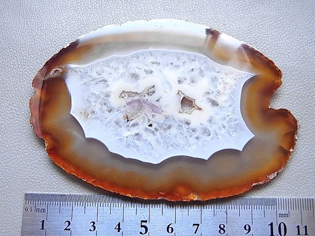 画像: ブラジル産イリデッセンス（イリス）アゲートスライス 80.3g