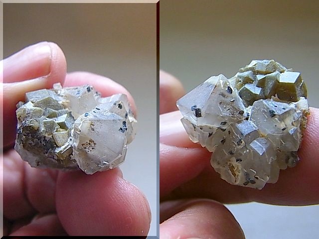 画像: ダルネゴルスク産ベータ型水晶＆アンドラダイトガーネット原石12.5g