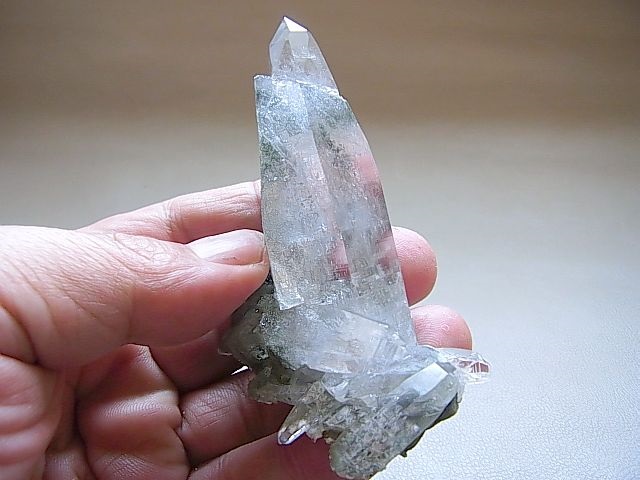 画像: ガネーシュヒマール・ラパ産水晶（成長干渉型「ブッダヘッド」）75.5g
