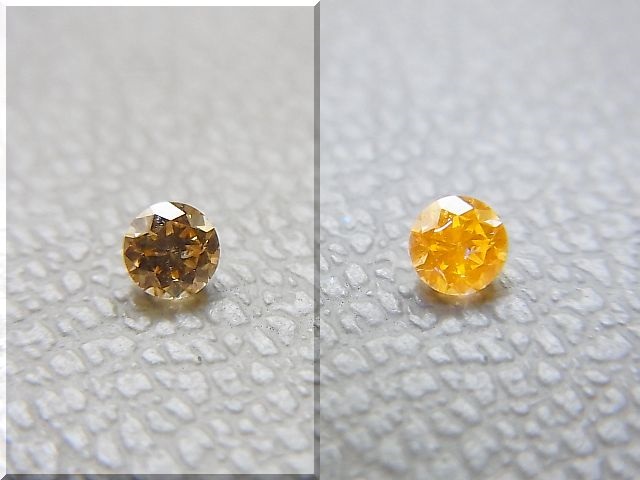 【大特価】 0.278ct  天然ダイヤモンド イエロー ルース